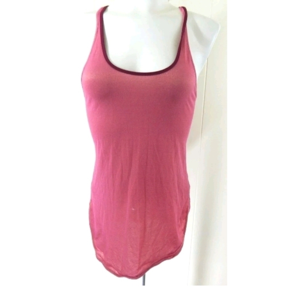 Lululemon What the Sport Singlet Magenta Gold 2 - Picture 1 of 3
